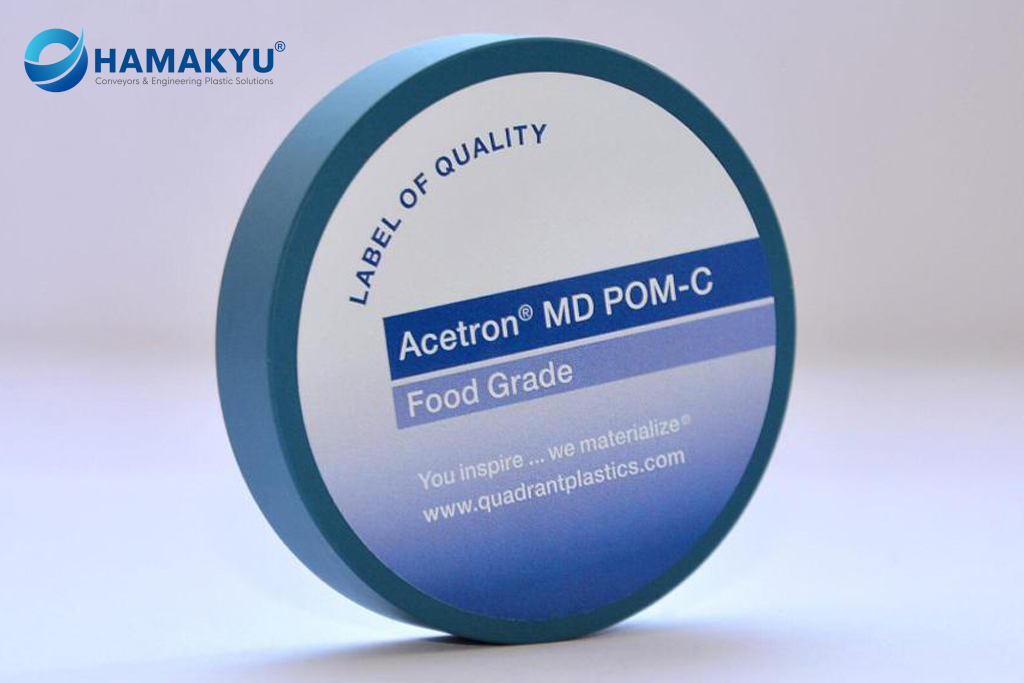 Acetron® VMX POM-C Blue Plate, Size: 20x610x1000mm, Origin: MCAM/Belgium