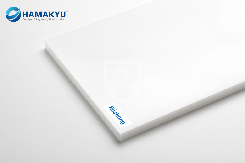 [131010476] Polystone® PVDF White Sheet, Size: 3x1000x2000mm, Origin: Roechling/Germany (Standard Size)