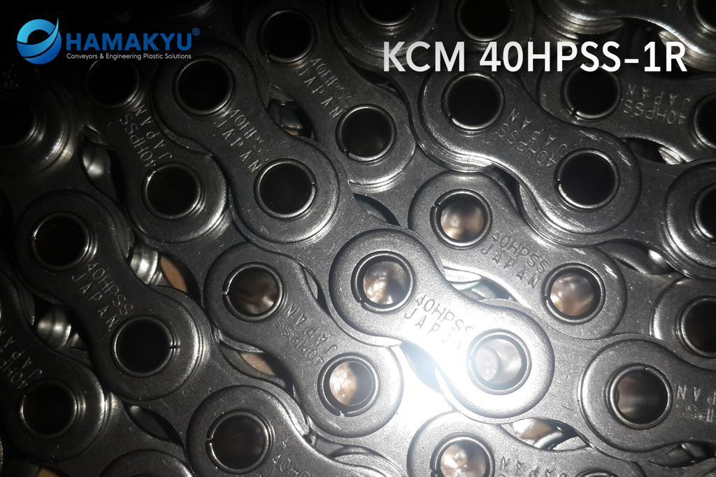[121010211] KCM Hollow Pin Chain 40HP SS-1R, pitch 12.7mm, length 3,048 met/box, origin: Japan (Standard Size, 40HP SS-1R (10 FT/Box))