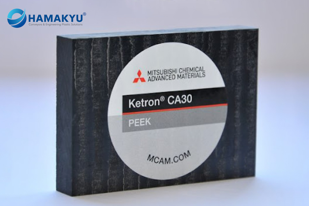 [131013130] Tấm nhựa màu đen Ketron® CA30 PEEK kích thước 5x525x1000mm, xuất xứ: MCAM/Bỉ (Sheets, To Order Size, 5x525x1000mm)